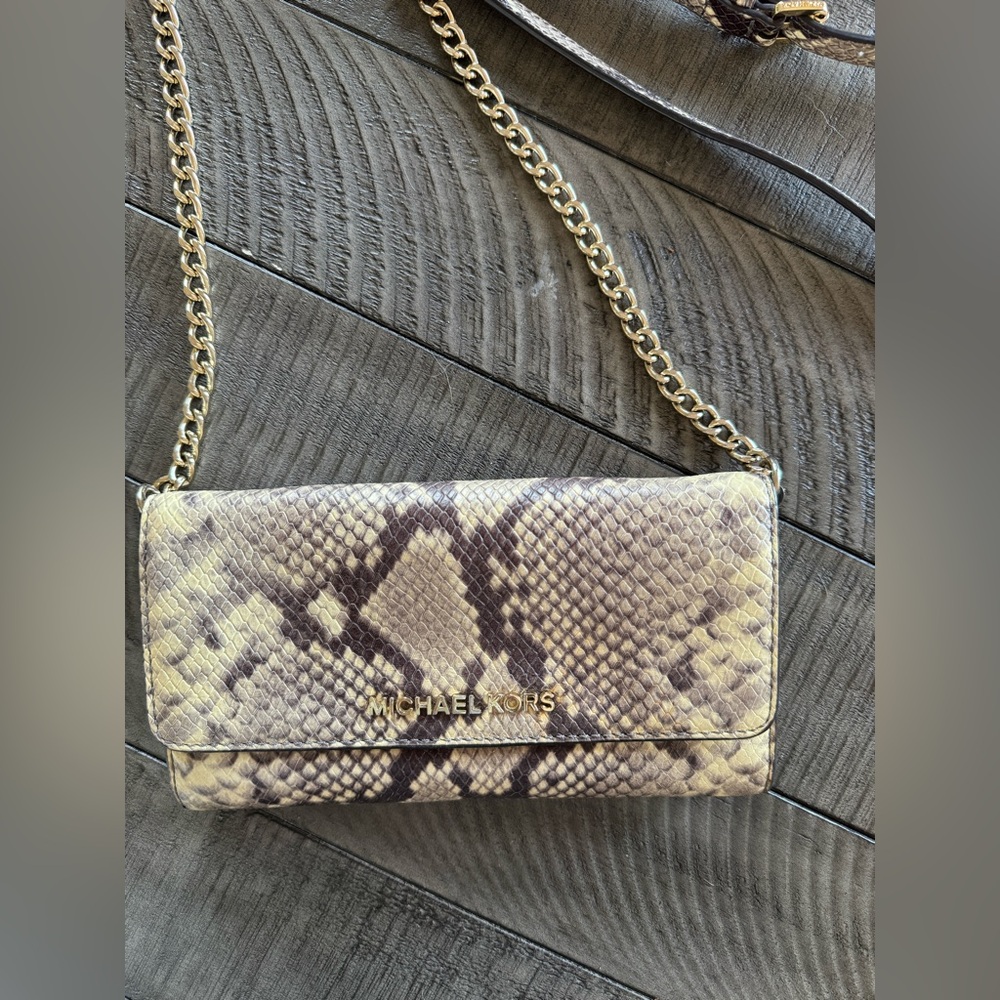 Michael Kors Snakeskin Crossbody